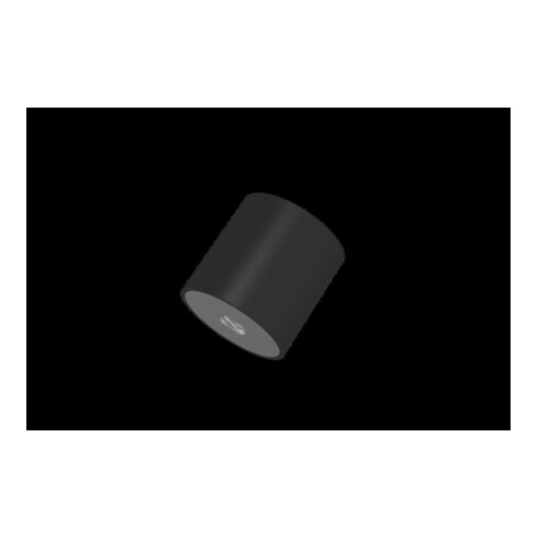 Tampon caoutchouc-métal cylindrique Type C D20×H15mm M6 NR57