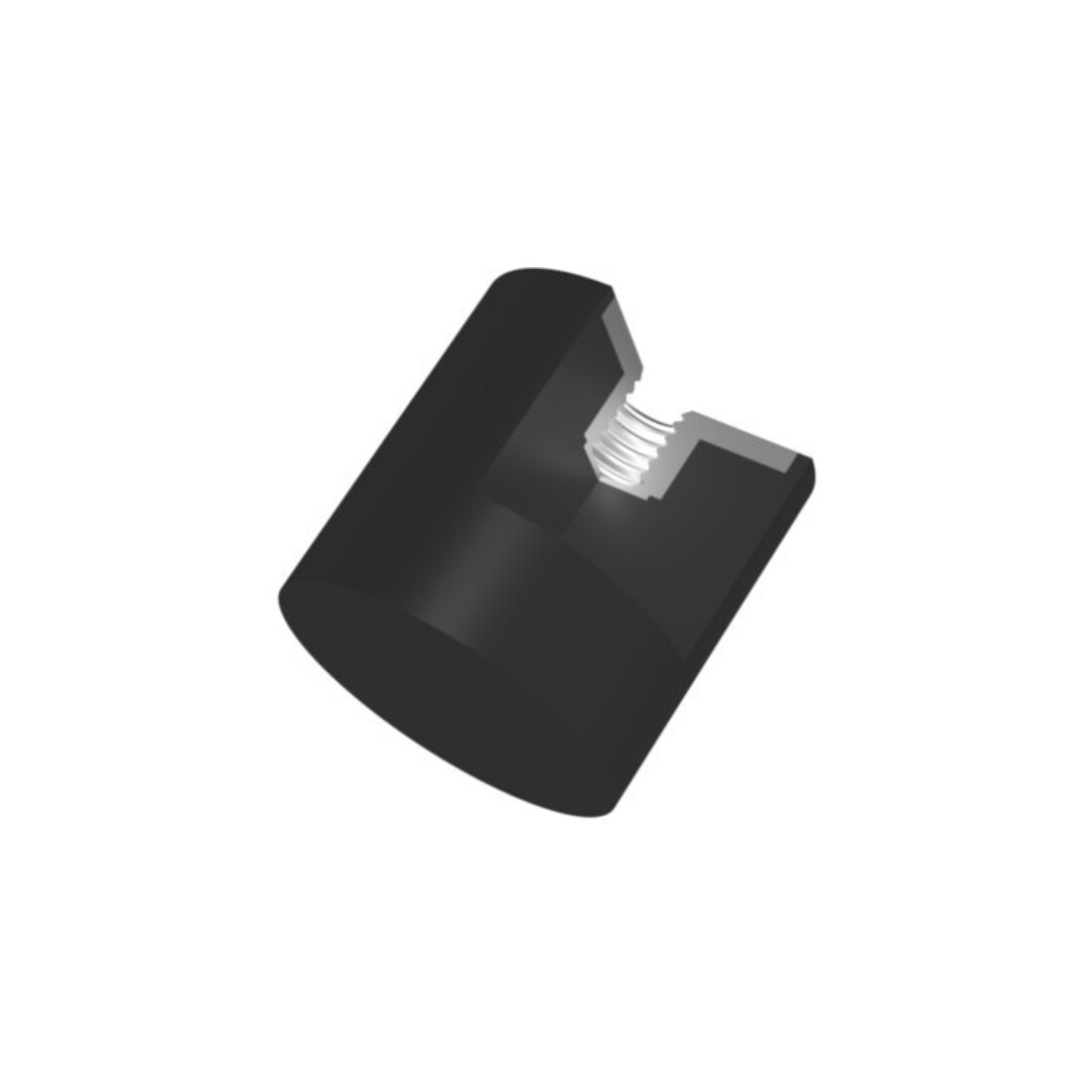 Tampon caoutchouc-métal cylindrique Type E D30xH30mm M8 NR57
