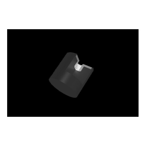 Tampon caoutchouc-métal cylindrique Type E D75xH25mm M12 NR57