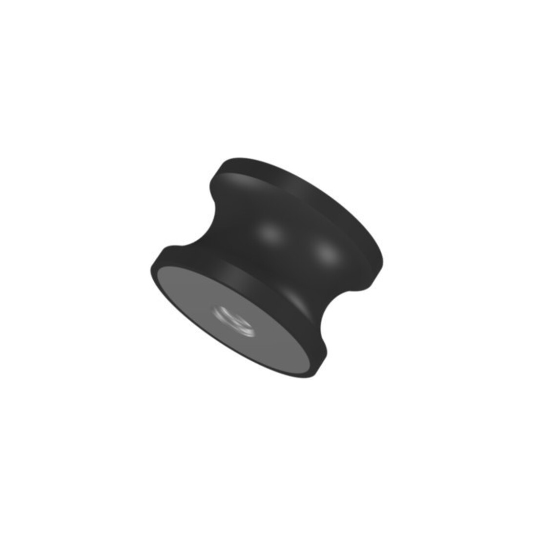 Tampon caoutchouc-métal talliert Type C D15×H15 M4 NR57