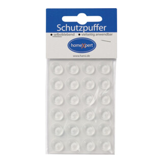 Schutzpuffer Clear 12,7 mm Ku.transp.Koni auto-adhésif