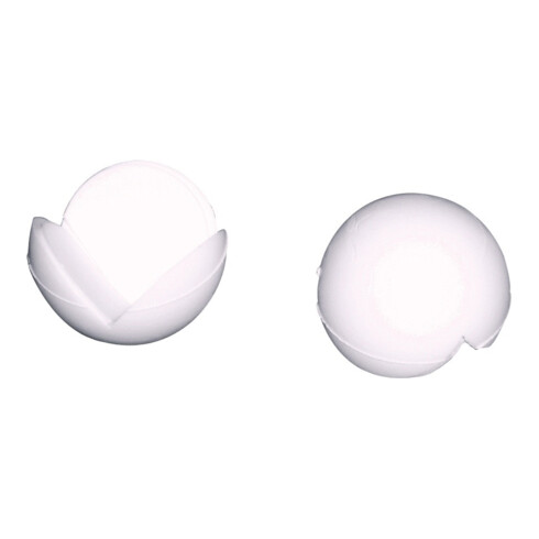 Tampon mural d’angle Eckenbumms 35 mm blanc