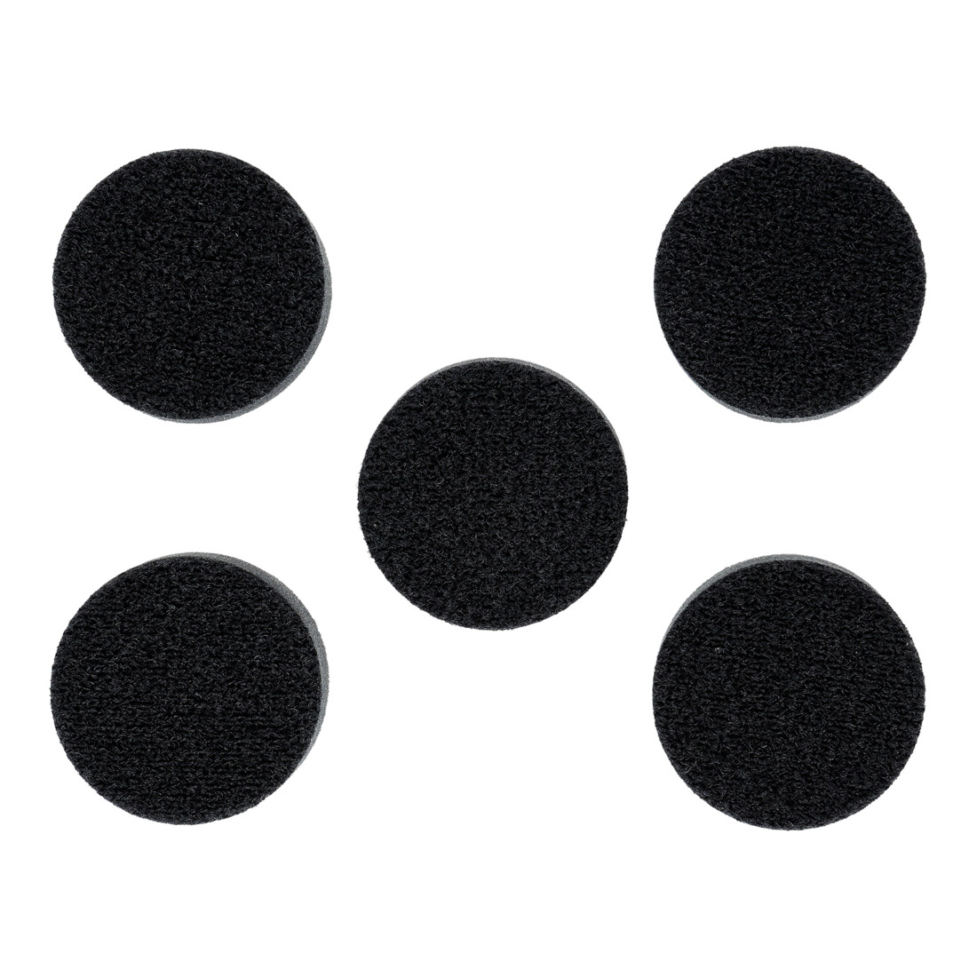 Tampons de nettoyage noir, Ø 50,0mm, pack de 5