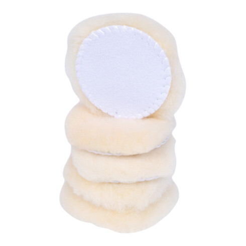 KS Tools Tampon à polir Lambskin, paquet de 5