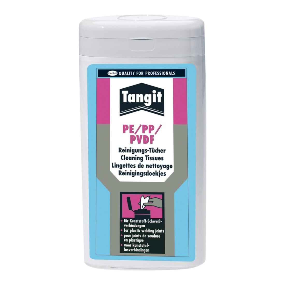 Tangit PE/PP Reinigungs- Tücher (Box a 100 Stück)
