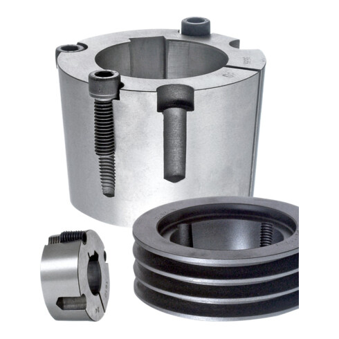 Taper-Spannbuchsen 1108/10, metrische Bohrung Nut DIN 6885