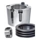 Taper-Spannbuchsen 2012/35, metrische Bohrung Nut DIN 6885-1