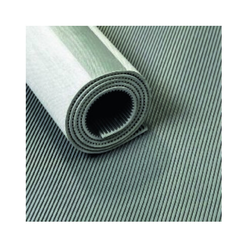 Tapis isolant en caoutchouc 50kV, EPDM/SBR, gris, 4,5mm, 1000mm × 10m