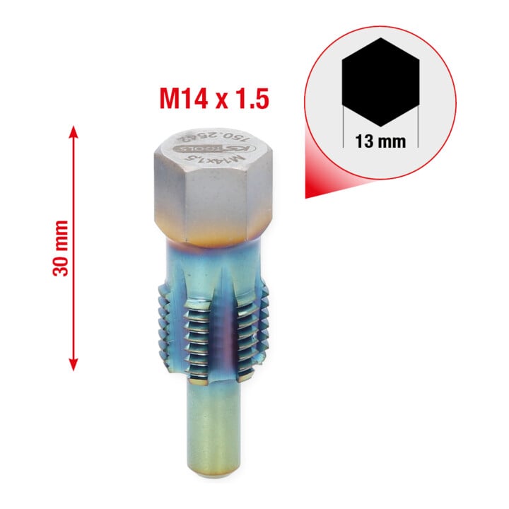 Taraud avec boulon de guidage pour capteurs de température KS Tools M14x1,5