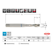 Ruko machine tap M DIN 371 HSS HSS