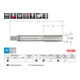 Tarauds main M DIN 352 HSS rectifiée M 4-5