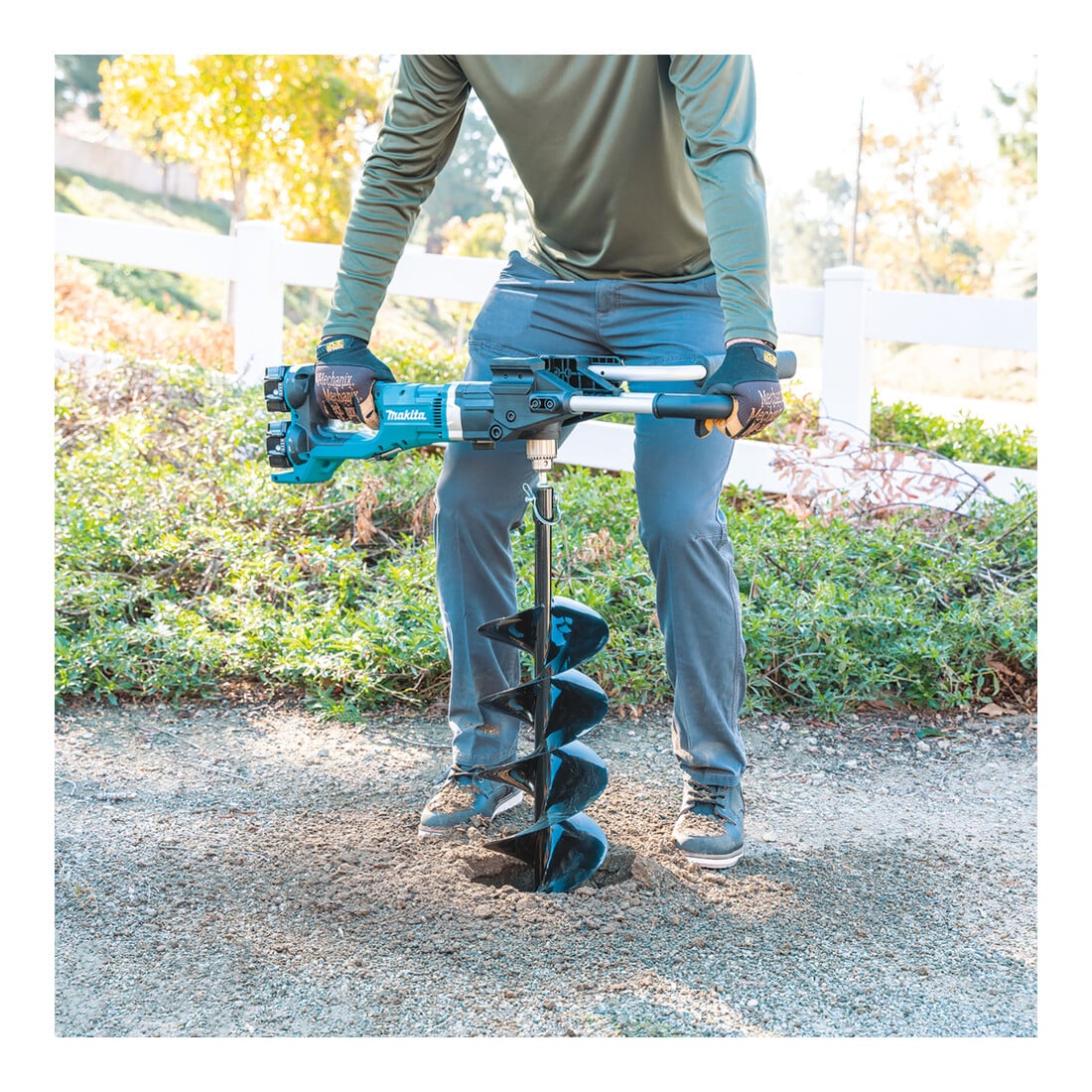 Tarière sans fil Makita 2x18 V DDG460ZX7