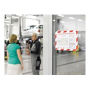 Tarifold Magnetrahmen Safety Line 194973 DIN A4 PVC rt/ws 2 St./Pack.-3