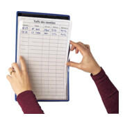 Tarifold Sichttafel DINA4 m.Magnet blau gerahmt-1