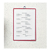 TARIFOLD Tableaux suspendus 4 A avec œillet format portrait 5 pièces