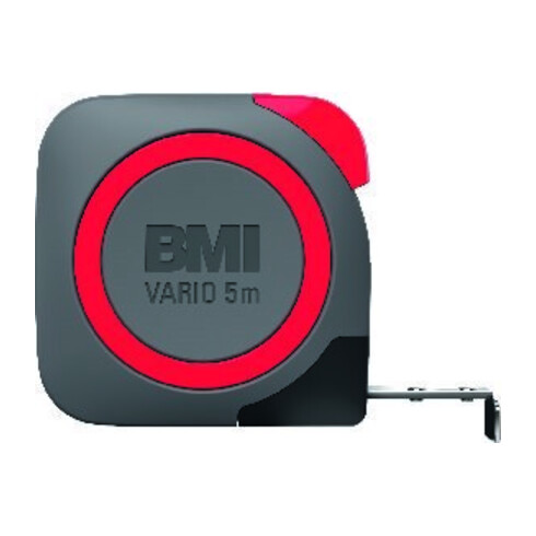 Taschenrollbandmaß VARIO L.5m B.16mm mm/cm EG I (± 0,7 mm/m) Ku.Festst.BMI