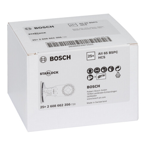Tauchsägeblatt HCS AIZ 65 BSC, Hard Wood, 40 x 65 mm