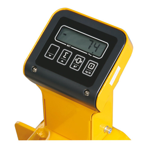 Taurolifter Handgabelhubwagen mit Waage Gabellänge 1150mm Wägebreich max. 2000kg