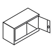 Taurotrade Aufsatzschrank mit Flügeltüren 925 mm Tür RAL5010-3