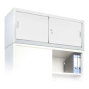 Taurotrade Aufsatzschrank mit Schiebetüren Serie ECO Lichtgrau-1