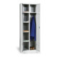 Taurotrade Kleider-Wäsche-Schrank Serie ECO auf Sockel mit 4 Fächern Lichtgrau-1