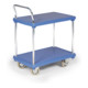Taurotrade Tischwagen 200kg L 810 x B 500 x H 890 mm 2 Kunstst.-Ladeflächen Blau-1