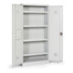 Taurotrade Umweltschrank zweitürig 1950x920 mm mit4 Wannenböden 50 mm hoch Tür RAL7035-1