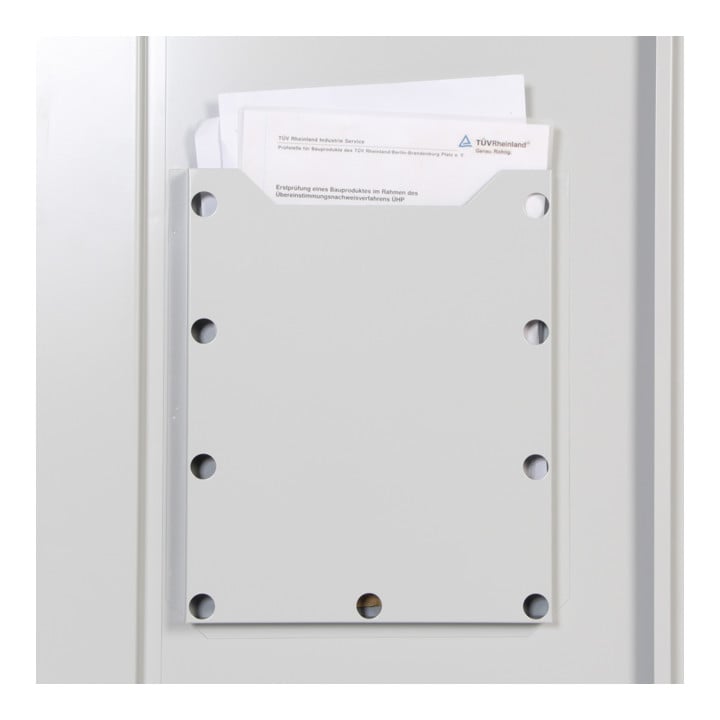 Taurotrade Umweltschrank zweitürig 1950x920 mm mit4 Wannenböden 50 mm hoch Tür RAL7035