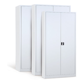 Taurotrade Werkzeug-Flügeltürschrank ECO Lichtgrau