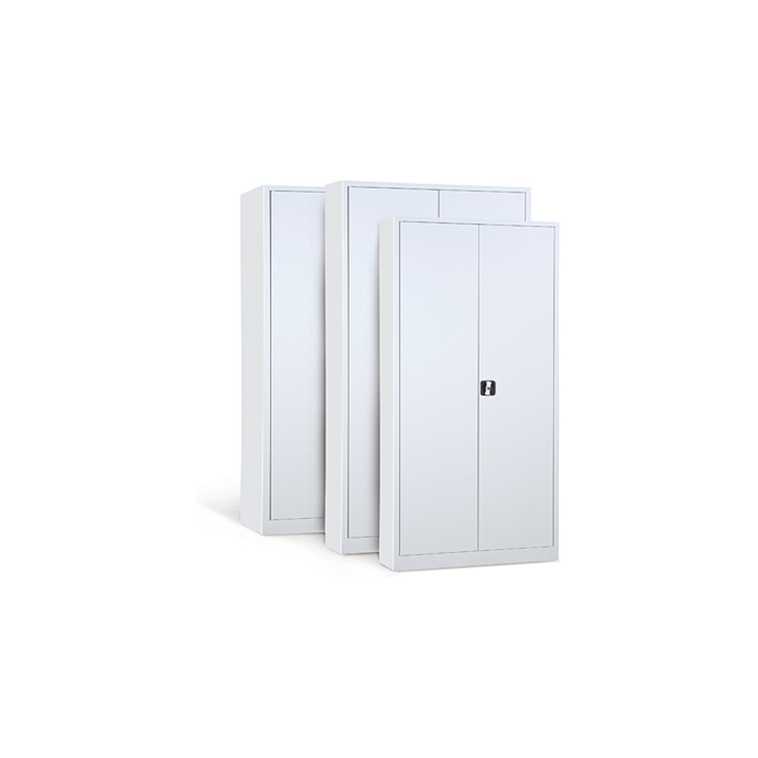 Taurotrade Werkzeug-Flügeltürschrank ECO 1950 x 925 x 420 Lichtgrau
