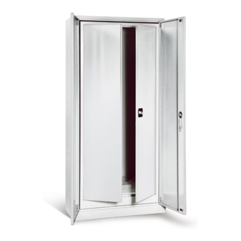 Taurotrade Werkzeug-Flügeltürschrank-Set ECO Böden verzinkt Lichtgrau