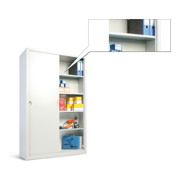 Taurotrade Zusatzboden 1190x420 für Werkzeugschrank mit Schiebetüren verzinkt-1