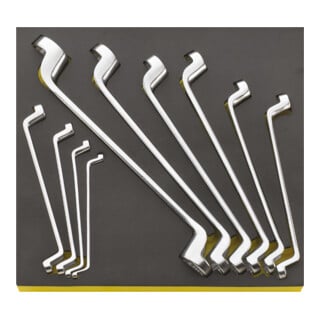 TCS 20/10, 6x7-30x32 mm Clés polygonales en plateau TCS 10 pcs.