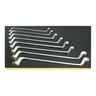 TCS 20/8, 6x7-19x22 mm Clés polygonales en plateau TCS 8 pcs.