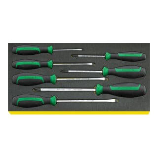 TCS 4620/4640 Jeu de tournevis DRALL+ en plateau TCS 7 pcs.