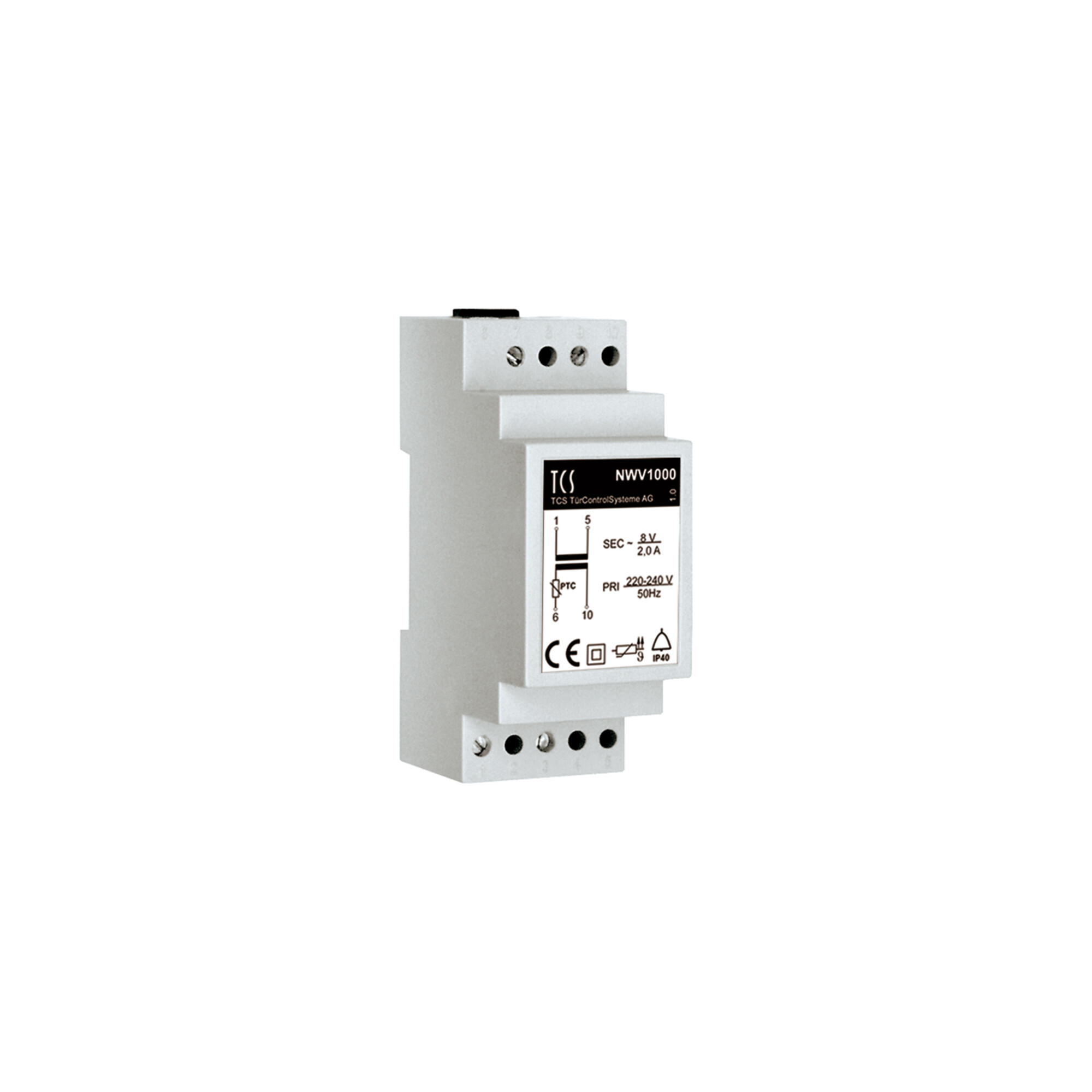 TCS Tür Control Klingeltransformator 2 A NWV1000-0400