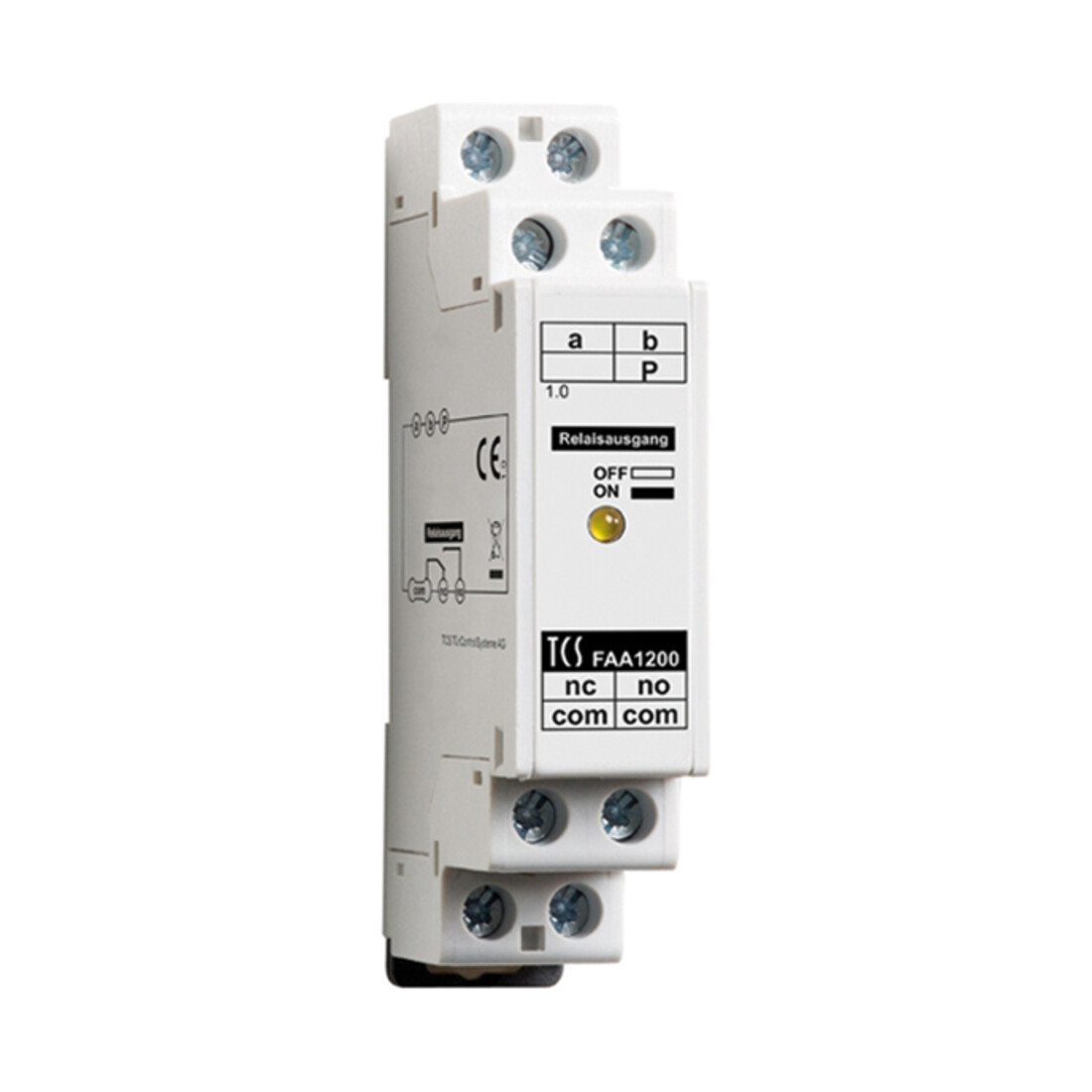 TCS Tür Control Türöffner-Relais f. Hutschiene FAA1200-0400