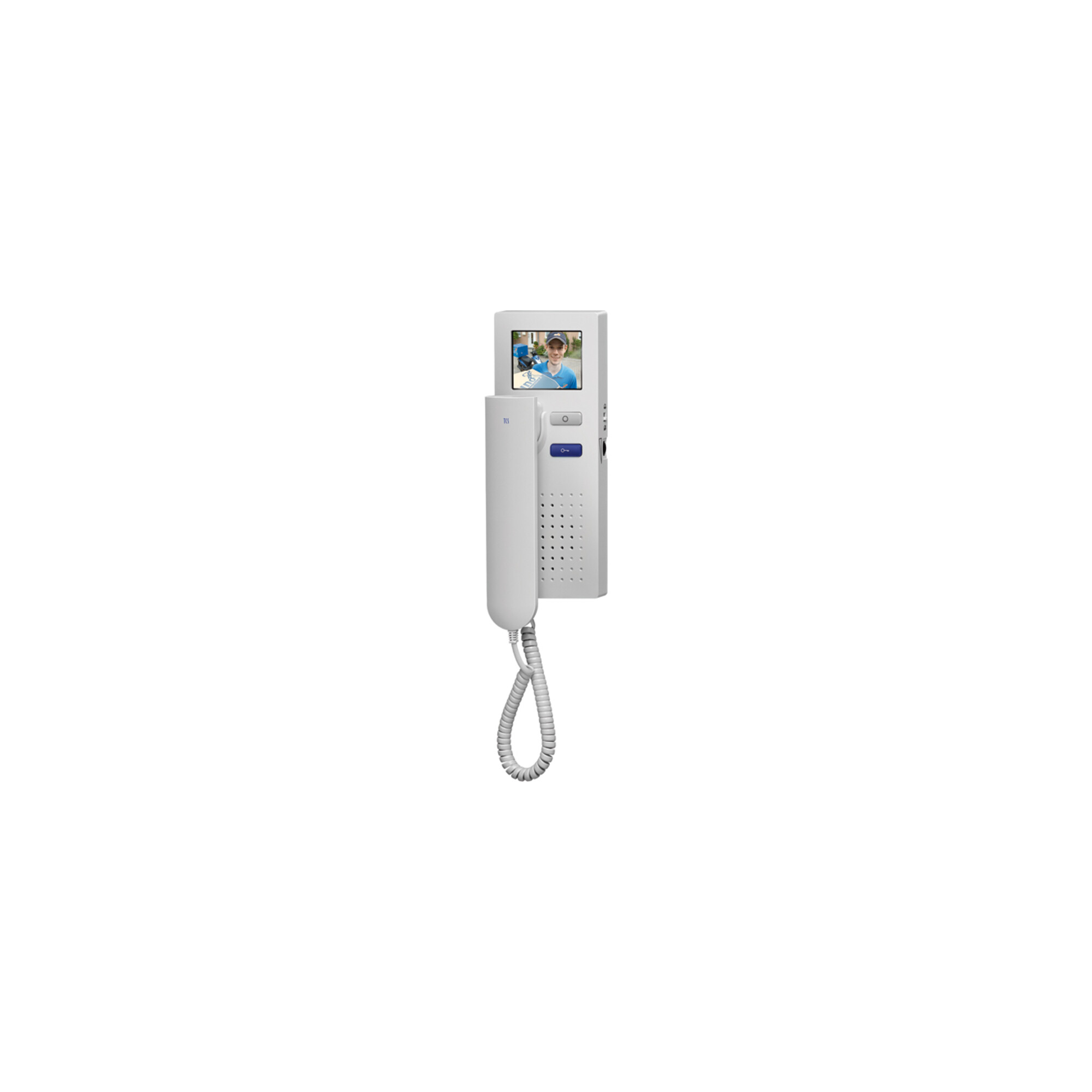 TCS Tür Control Video-Objektiv color Innenstation weiß IVH3222-0140