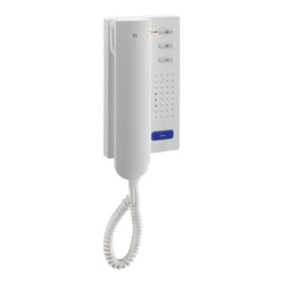 TCS Tür Control Audio Interphone 4 boutons en saillie blanc ISH3030-0140