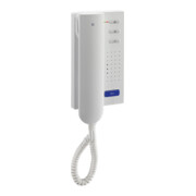 TCS Tür Control Audio Interphone 4 boutons en saillie blanc ISH3030-0140-1