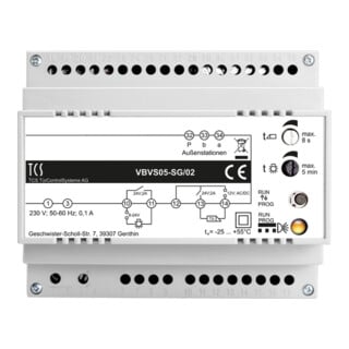 TCS Tür Control BUS-Unité de commande 1 brin, 6 TE VBVS05-SG/02