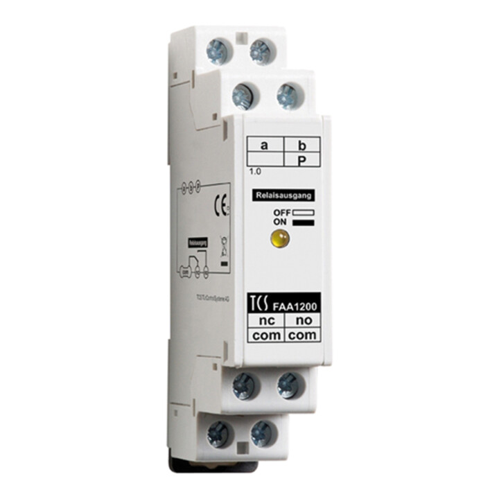 TCS Tür Control Relais d'ouverture de porte pour rail DIN FAA1200-0400