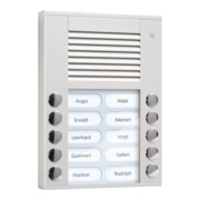 TCS Tür Control Station audio extérieure 2 rangées 10 boutons AP argent PES10-EN/04-1