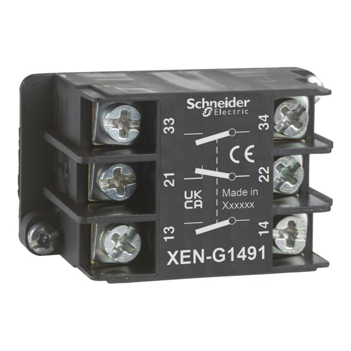 TE Sensors Hilfsschalter 2S+Ö XENG1491