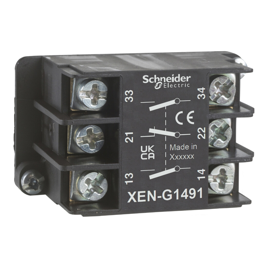 TE Sensors Hilfsschalter 2S+Ö XENG1491