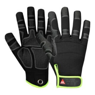 Gants d'assemblage Hase technologie, cuir synthétique HiTech 5 doigts