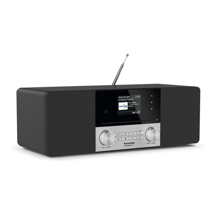 technisat Digitalradio DIGITRADIO3IR DAB+ Bluetooth schwarz/silber