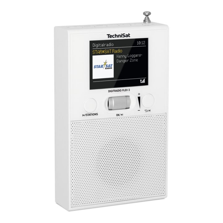 technisat Digitalradio DIGITRADIOFLEX2 DAB+ Bluetooth weiß