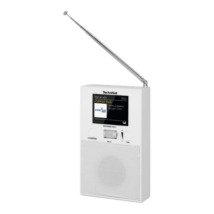 technisat Digitalradio DIGITRADIOFLEX2 DAB+ Bluetooth weiß