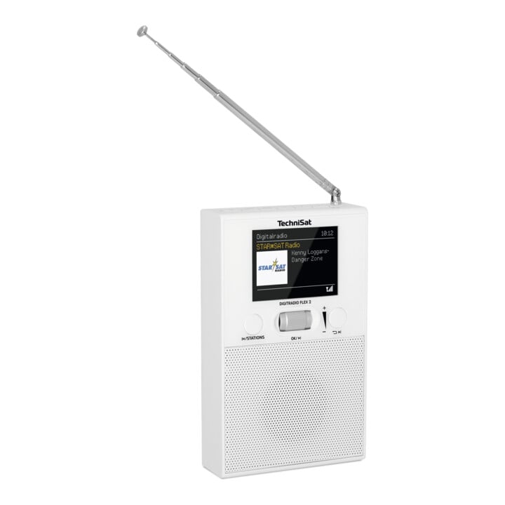 technisat Digitalradio DIGITRADIOFLEX2 DAB+ Bluetooth weiß